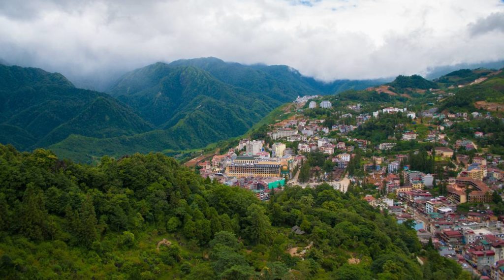 Sapa stad Vietnam