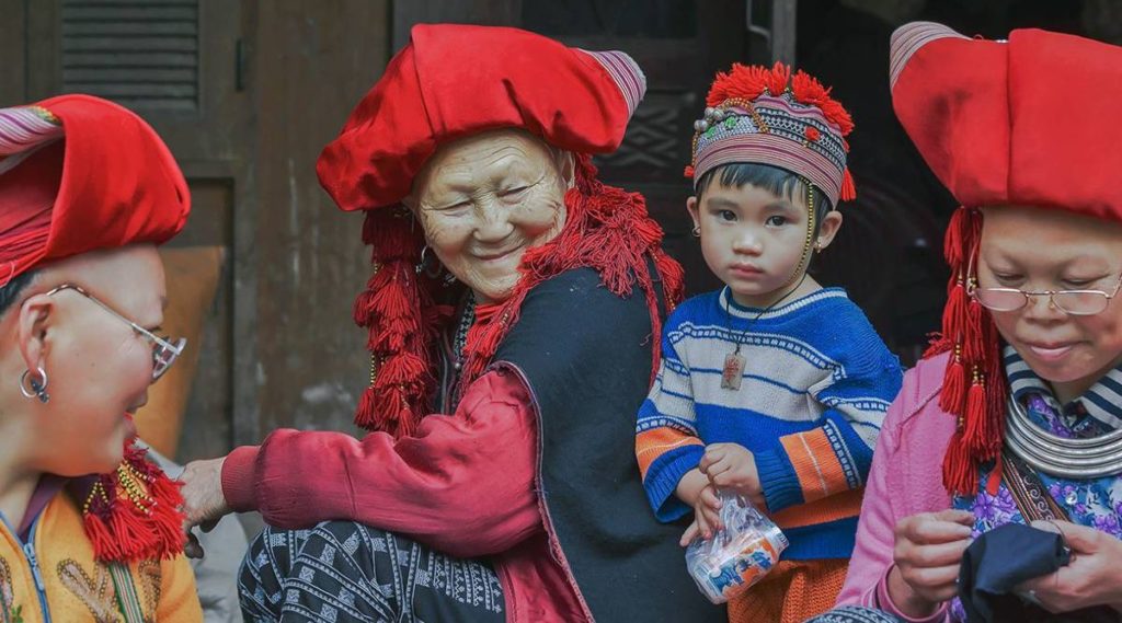 etnische minderheden in Ta Van Sapa