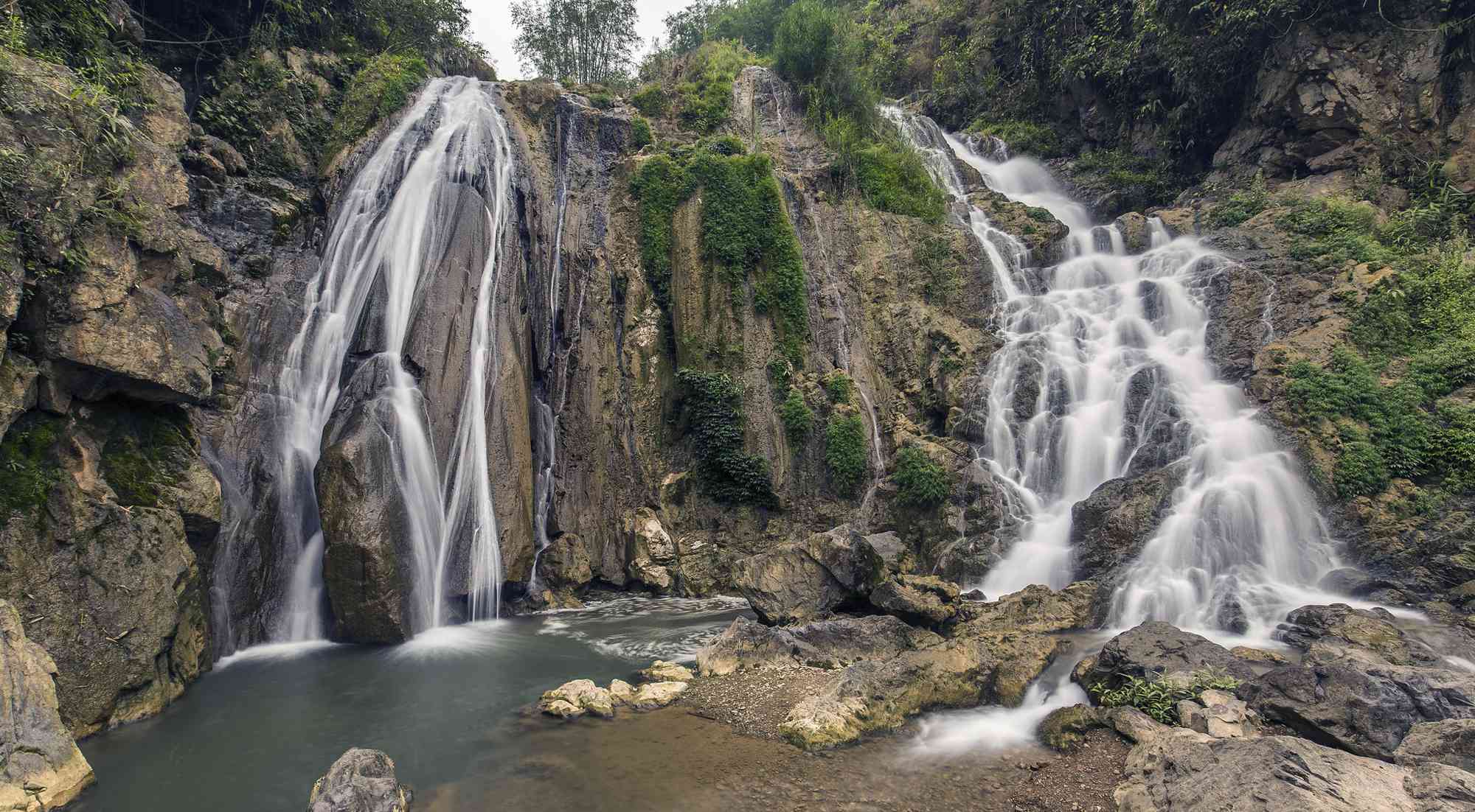 Go Lao waterval in Mai Chau