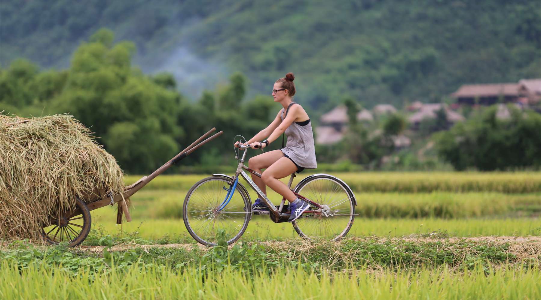 fietsen in Mai Chau