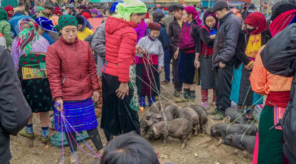 Ha Giang markt