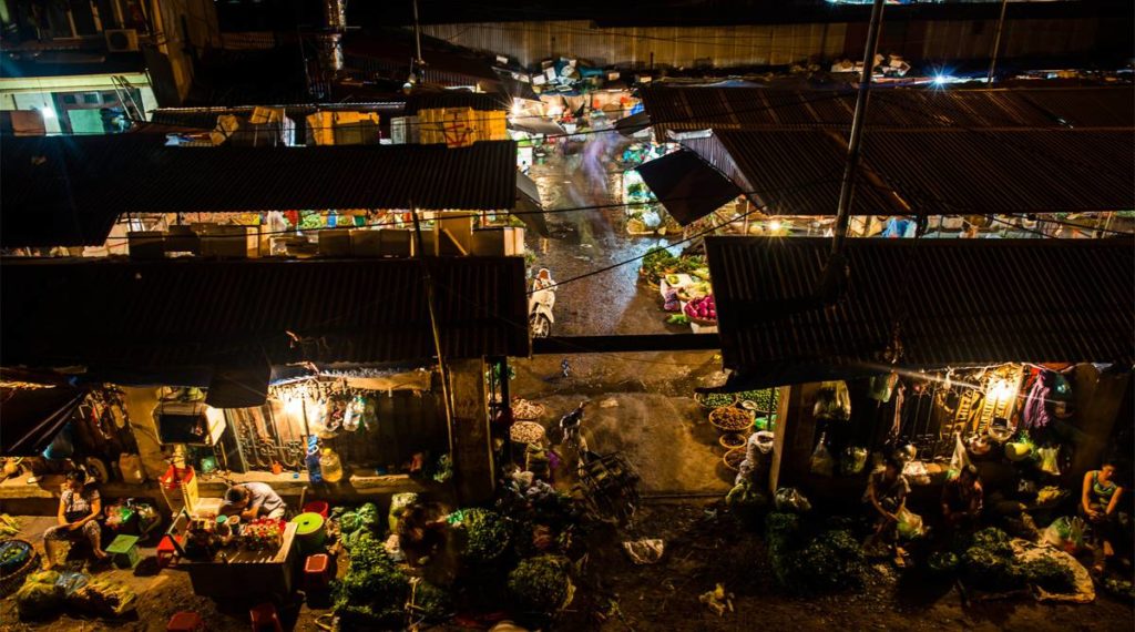 Long Bien markt
