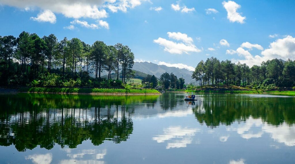 Ban Ang dennenbos Moc Chau