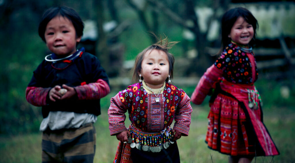 Moc Chau etnische minderheid