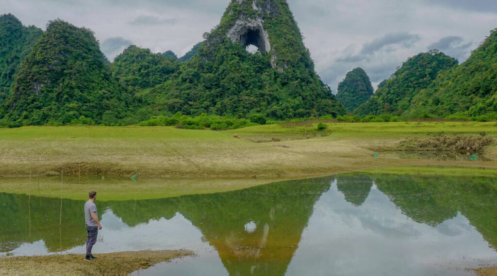 Nui Thung berg in Cao Bang