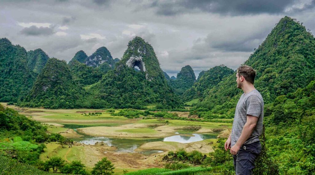 Nui Thung berg in Cao Bang