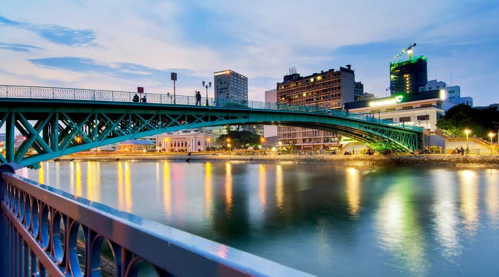 Cau Mong brug (HCMC)