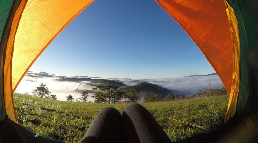 kamperen in Dalat Vietnam