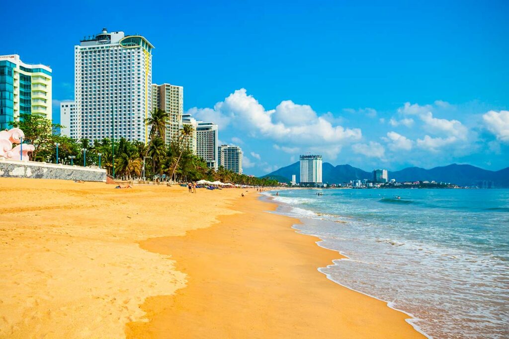 het strand van Nha Trang