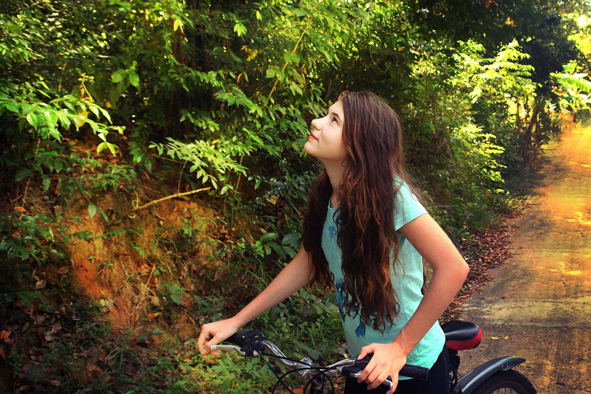 tiener reist in Vietnam