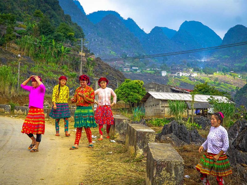 Ha Giang ethnische mensen